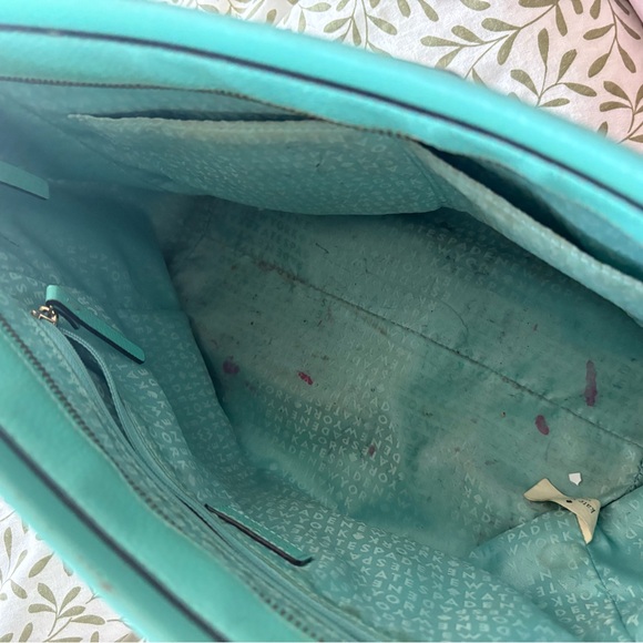 Kate Spade Turquoise Tote Bag - Picture 5 of 6